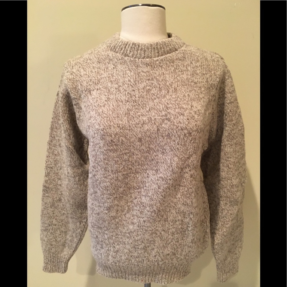 New Lands’ End Wool Blend Sweater Medium Crew Neck